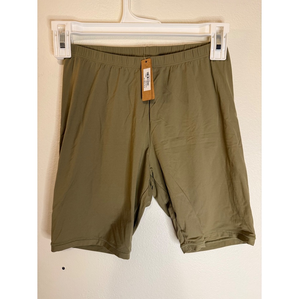 Skims Mid‎ Waist Short Size S Khaki NWT